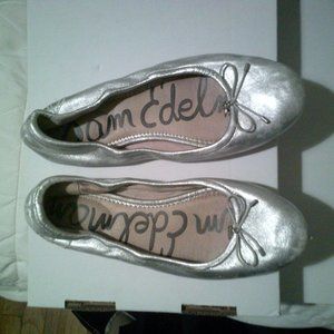 Silver Sam Edelman Felicia Ballet Flats Size 7.5
